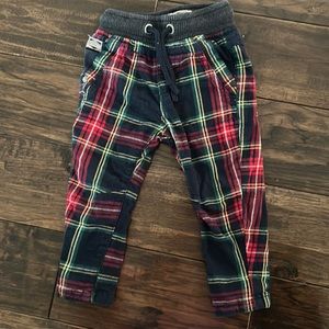 Next boys tartan plaid pants 9-12 months holiday